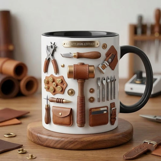 3D Personalized Leathercraft & Cobbler Artisan Mug