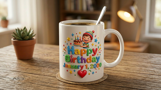 happy birthday gift mug for child
